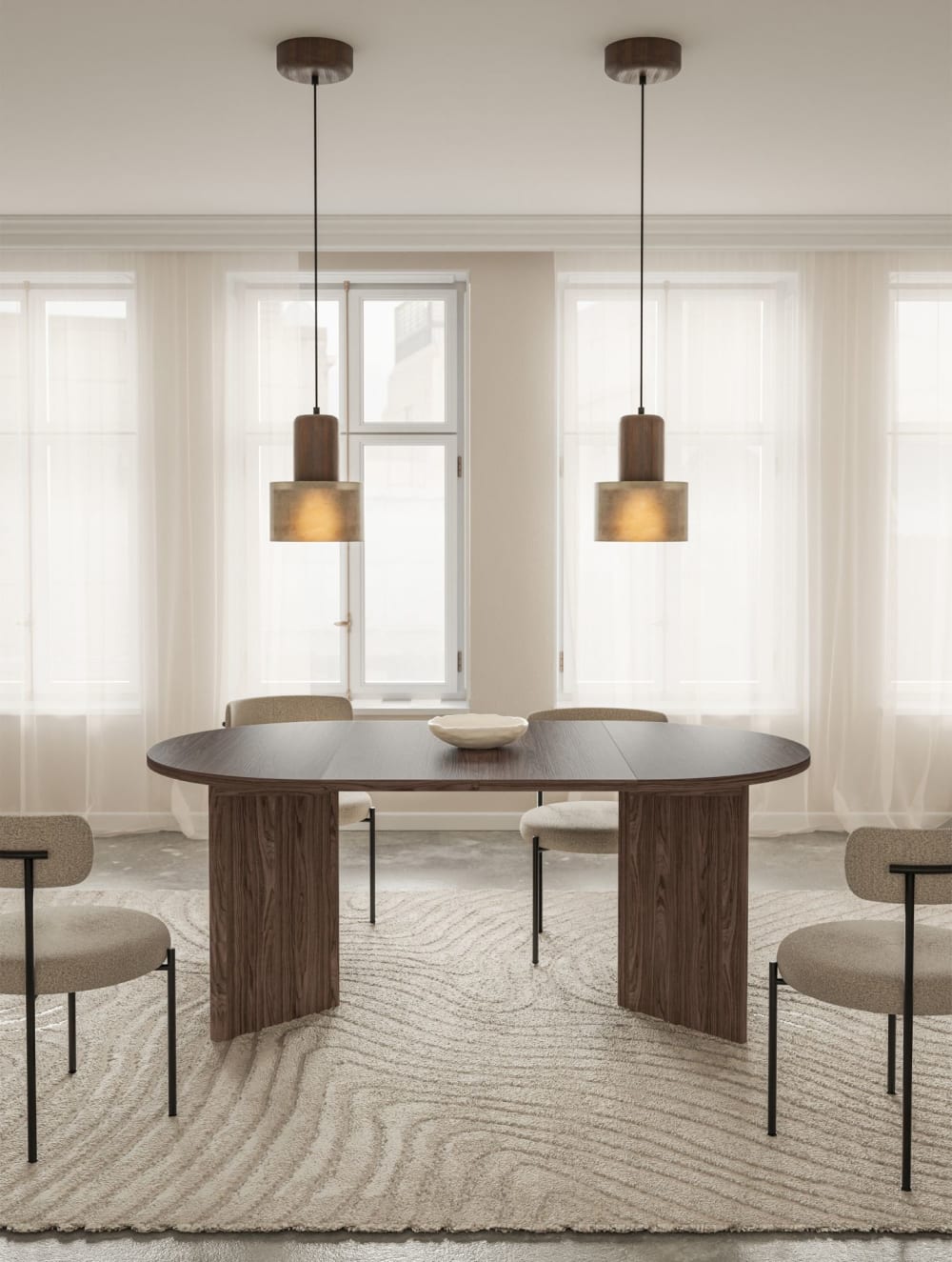 110x75x110cm Spanplatte Braun Selsey Möbel Esszimmermöbel Esstische