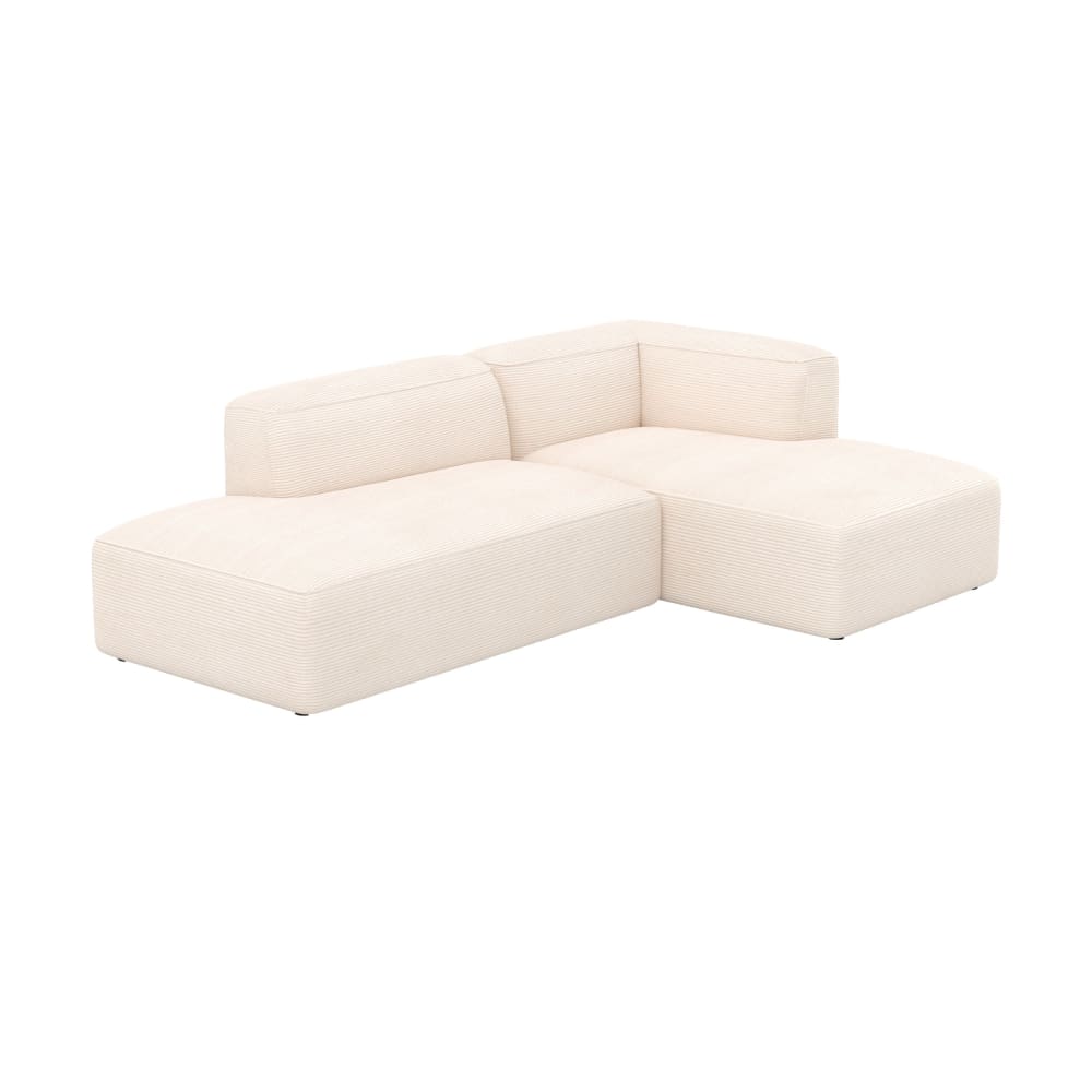 Wohnli Möbelsuche - Modularer Samt-Ecksofa für 4 Personen