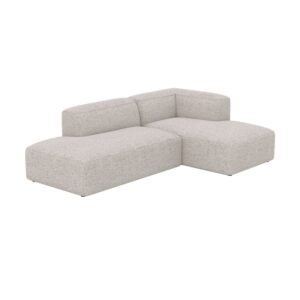 wohnli-moebel-suche-M25196072 Wohnli Möbelsuche - Modularer rechteckiger Ecksofa aus beigem Stoff für 4 Personen
