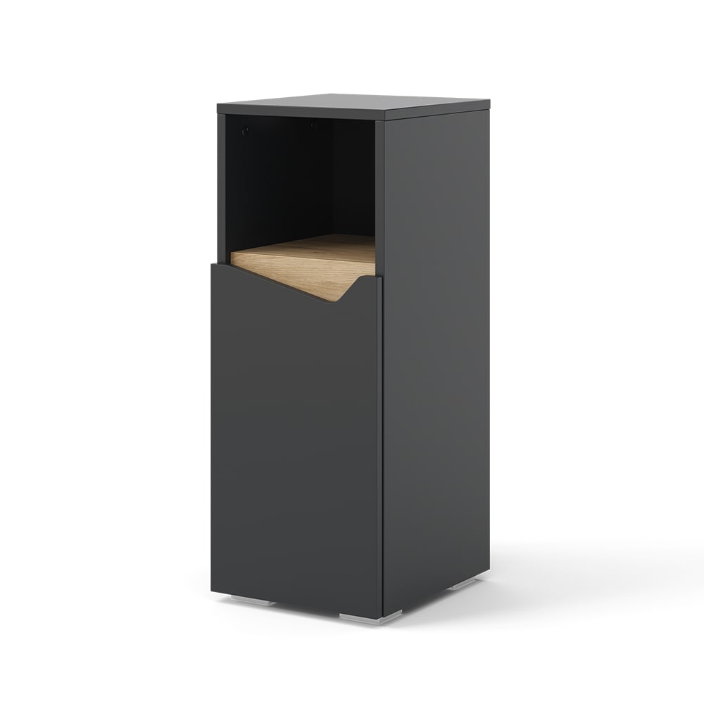 wohnli-moebel-suche-M25197159 Wohnli Möbelsuche - Midischrank mit Tür und offenem Fach