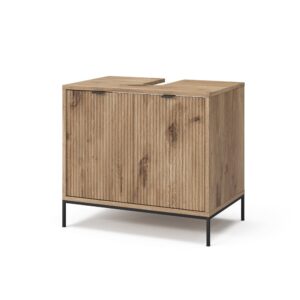 wohnli-moebel-suche-M25197214 Wohnli Möbelsuche - Waschtischunterschrank mit 2 Türen Viking Oak 70x63cm