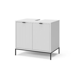 wohnli-moebel-suche-M25197219 Wohnli Möbelsuche - Waschtischunterschrank mit 2 Türen Weiß 70x63cm