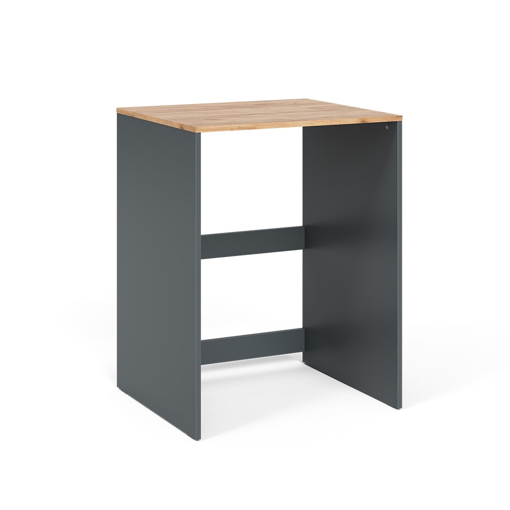 Wohnli Möbelsuche - Waschmaschinenschrank  Anthrazit/Goldkraft Eiche 68x88.2cm