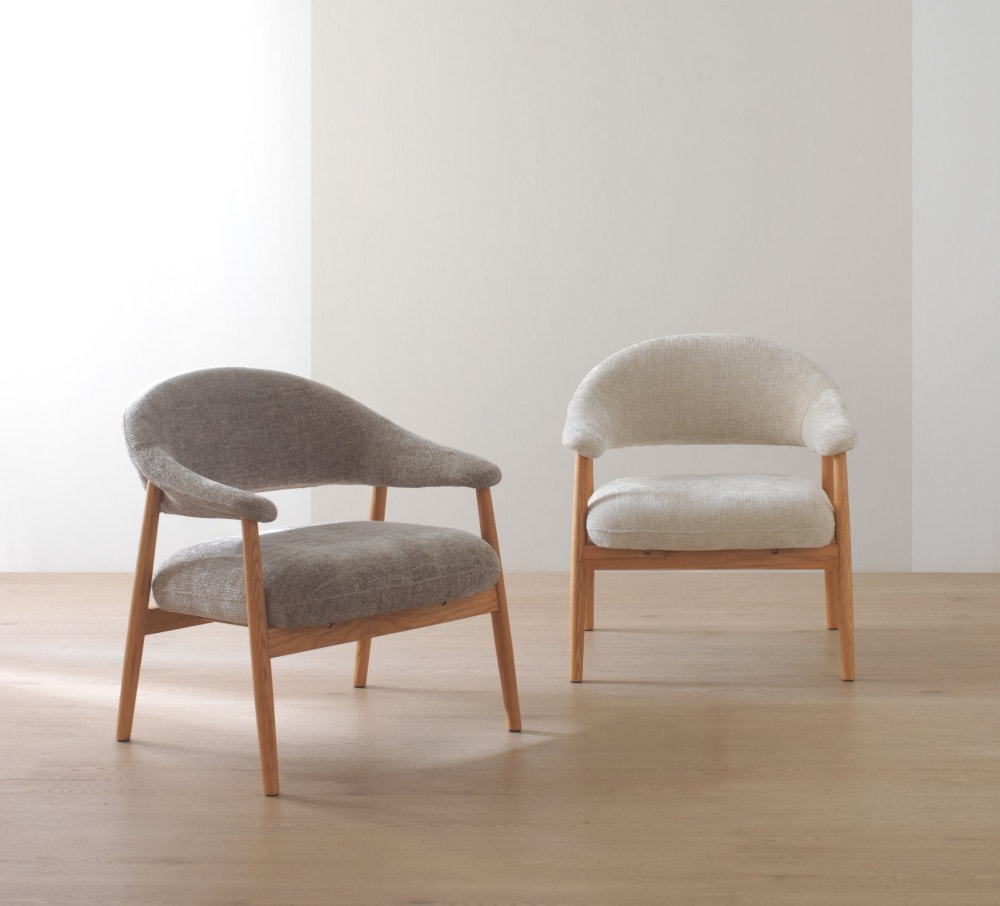 70x78x72cm Holz Weiß GEESE HOME Sofas und Sessel Sessel, Poufs und Fußbänke Sessel