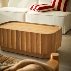 wohnli-moebel-suche-M25198273-1 Couchtisch aus massivem Mindiholz 100x38x55cm Holz Beige Tikamoon Möbel Wohnzimmermöbel Couchtische