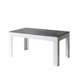 wohnli-moebel-suche-M25198796 Wohnli Möbelsuche - Ausziehtisch 90x160/220 cm in Holzoptik anthrazit und weiß gespachtelt