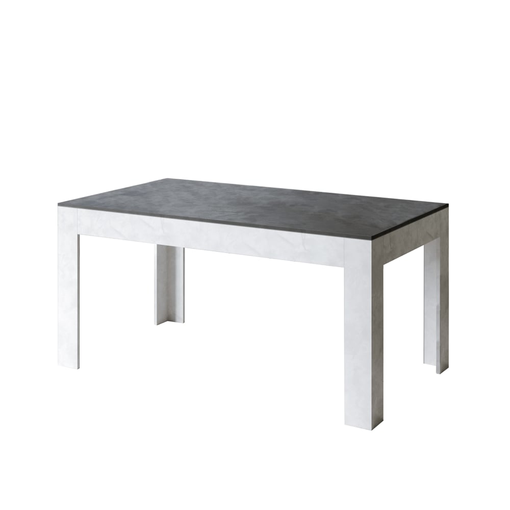 wohnli-moebel-suche-M25198796 Wohnli Möbelsuche - Ausziehtisch 90x160/220 cm in Holzoptik anthrazit und weiß gespachtelt