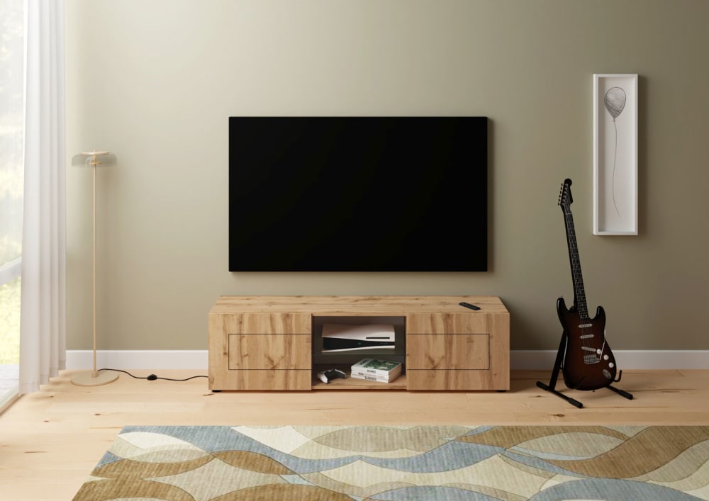 150x40x40cm Spanplatte Braun Itamoby Möbel Wohnzimmermöbel TV-Möbel