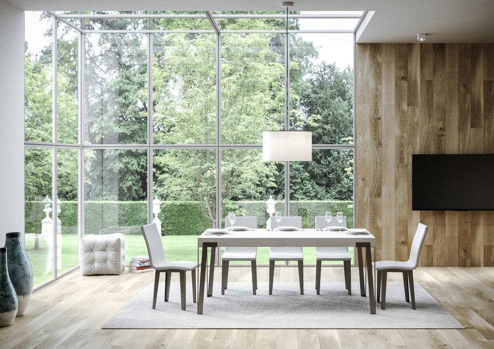 160x77x90cm Spanplatte Weiß Itamoby Möbel Esszimmermöbel Esstische