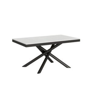 wohnli-moebel-suche-M25198863 Wohnli Möbelsuche - Ausziehtisch 90x160/264 cm in Holzoptik Esche weiß