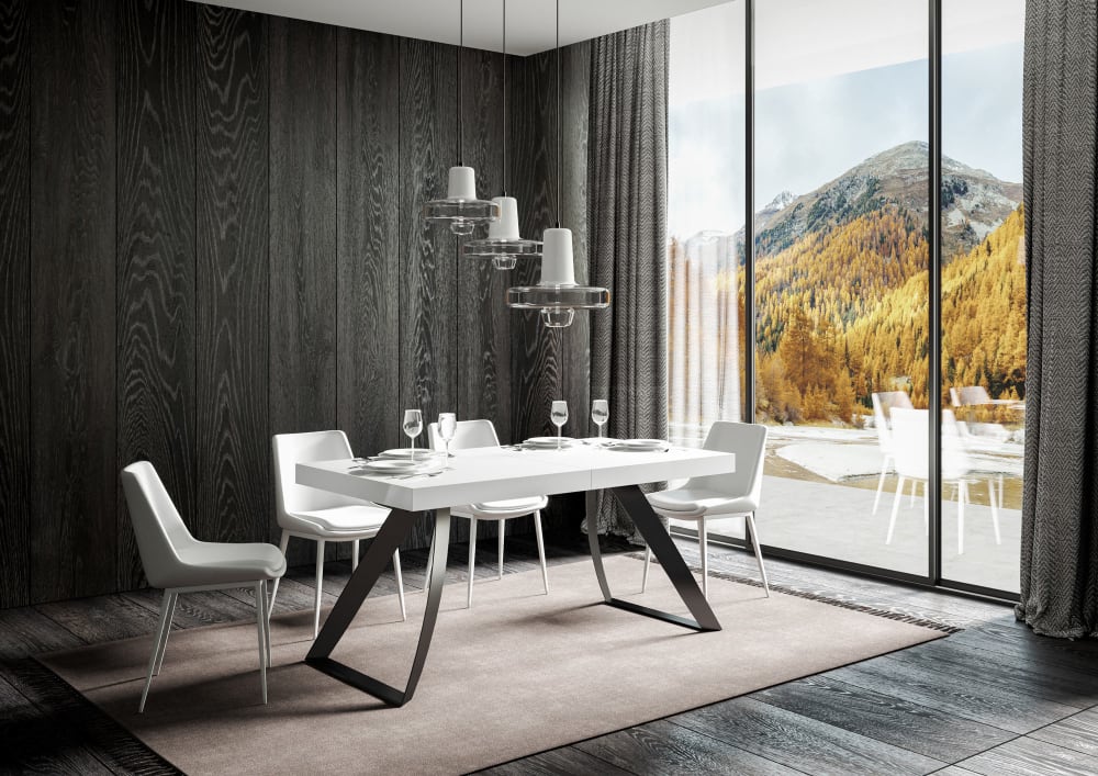 200x77x90cm Spanplatte Weiß Itamoby Möbel Esszimmermöbel Esstische