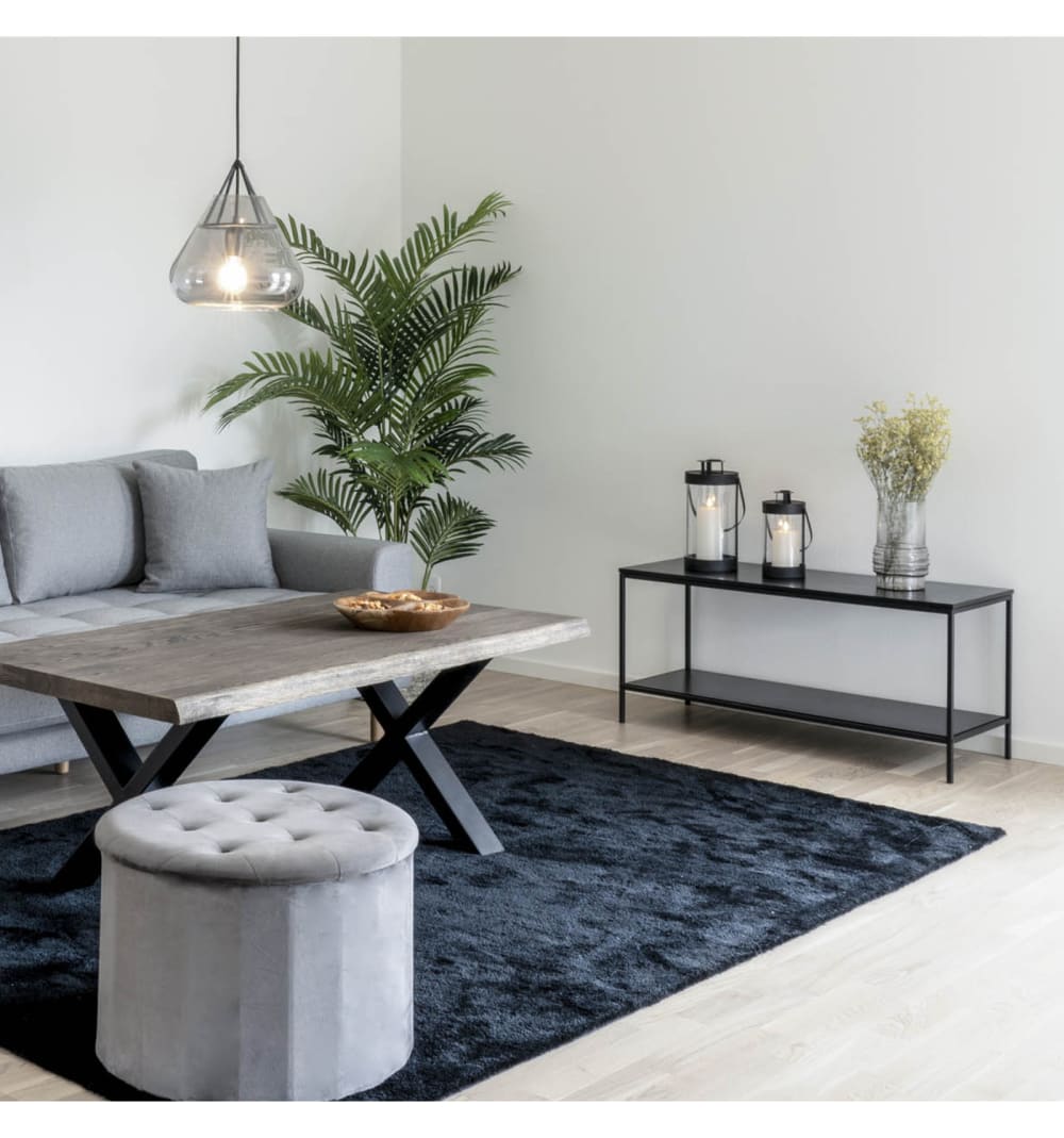 36x45x100cm Metall Schwarz Moloo Möbel Wohnzimmermöbel TV-Möbel