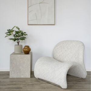 wohnli-moebel-suche-M25199468-1 Lounge-Sessel in sandfarbenem Stoff 76x72x84cm Stoff Beige Moloo Sofas und Sessel Sessel, Poufs und Fußbänke Sessel