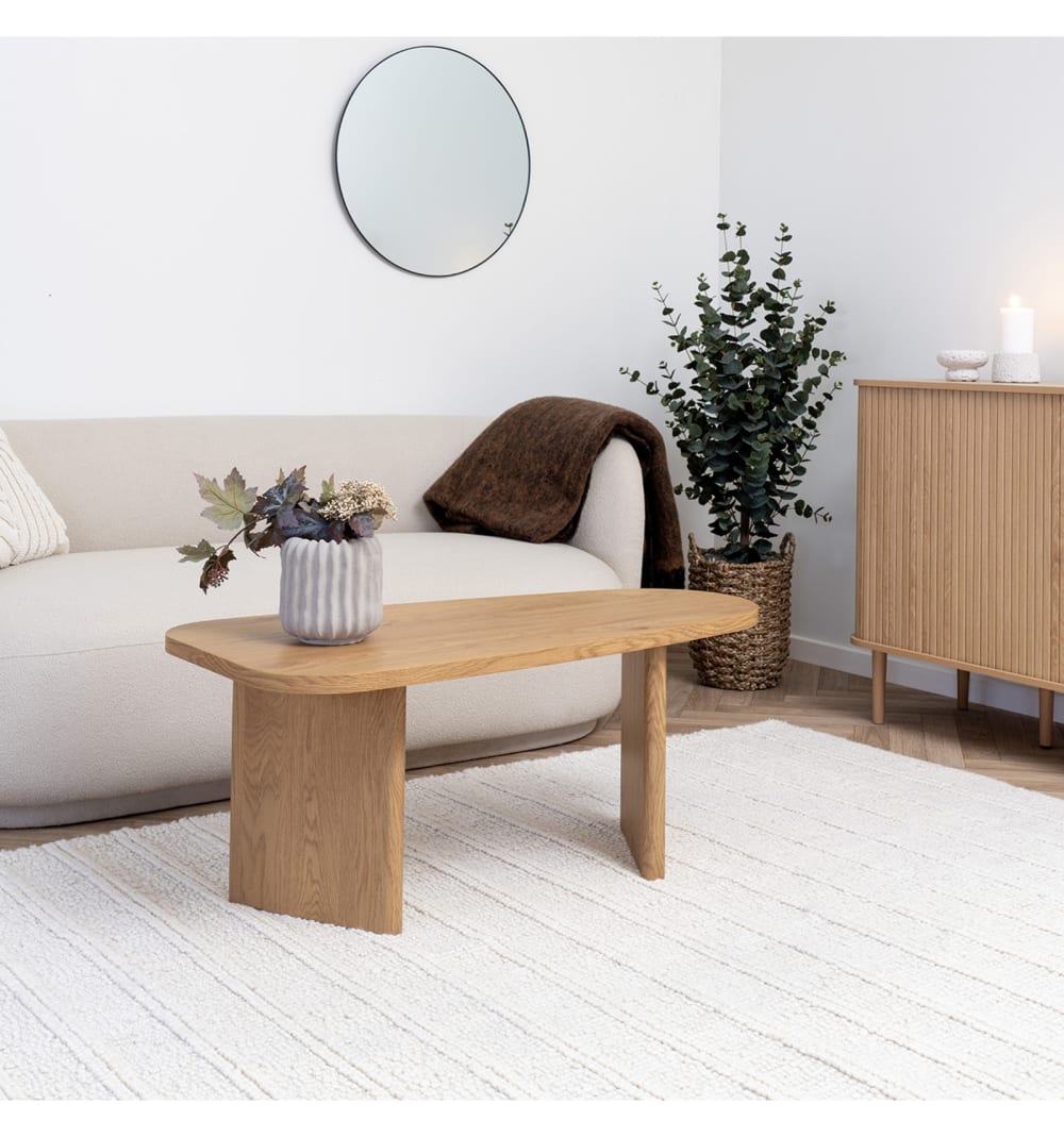 100x41x100cm Holz Braun Moloo Möbel Wohnzimmermöbel Couchtische