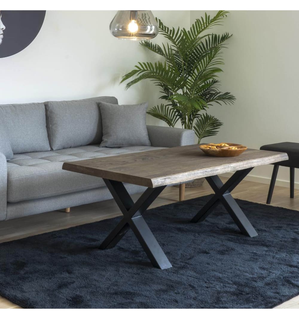 120x50x120cm Holz Braun Moloo Möbel Wohnzimmermöbel Couchtische