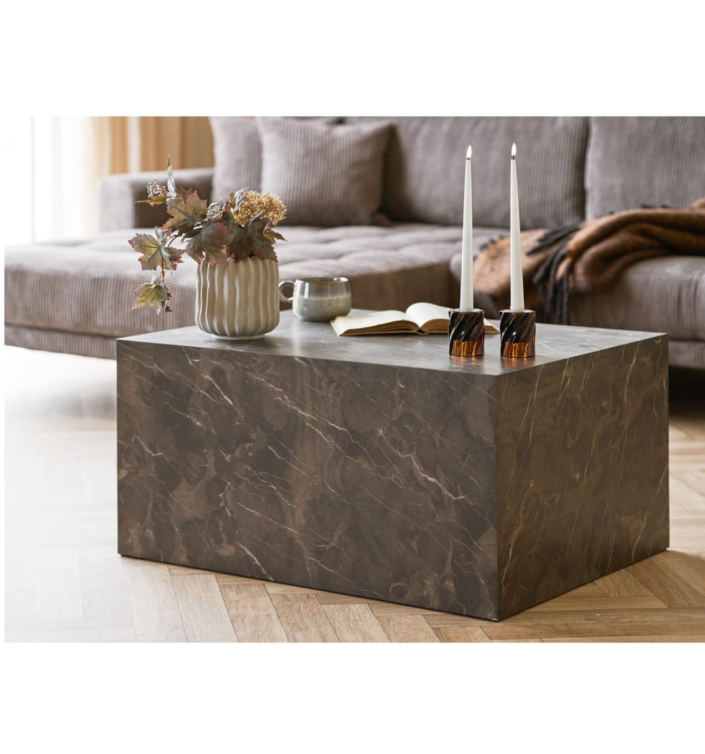 80x40x80cm Holz Braun Moloo Möbel Wohnzimmermöbel Couchtische