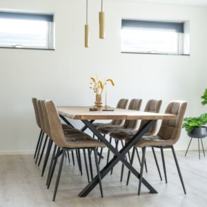 wohnli-moebel-suche-M25199657-1 Esstisch für 10 Personen 240 cm massive Eiche 95x75x240cm Holz Braun Moloo Möbel Esszimmermöbel Esstische