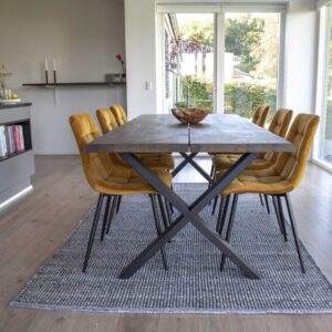 wohnli-moebel-suche-M25199658-1 Esstisch für 6?8 Personen 200 cm massiver geräucherter Eiche 95x75x200cm Holz Braun Moloo Möbel Esszimmermöbel Esstische