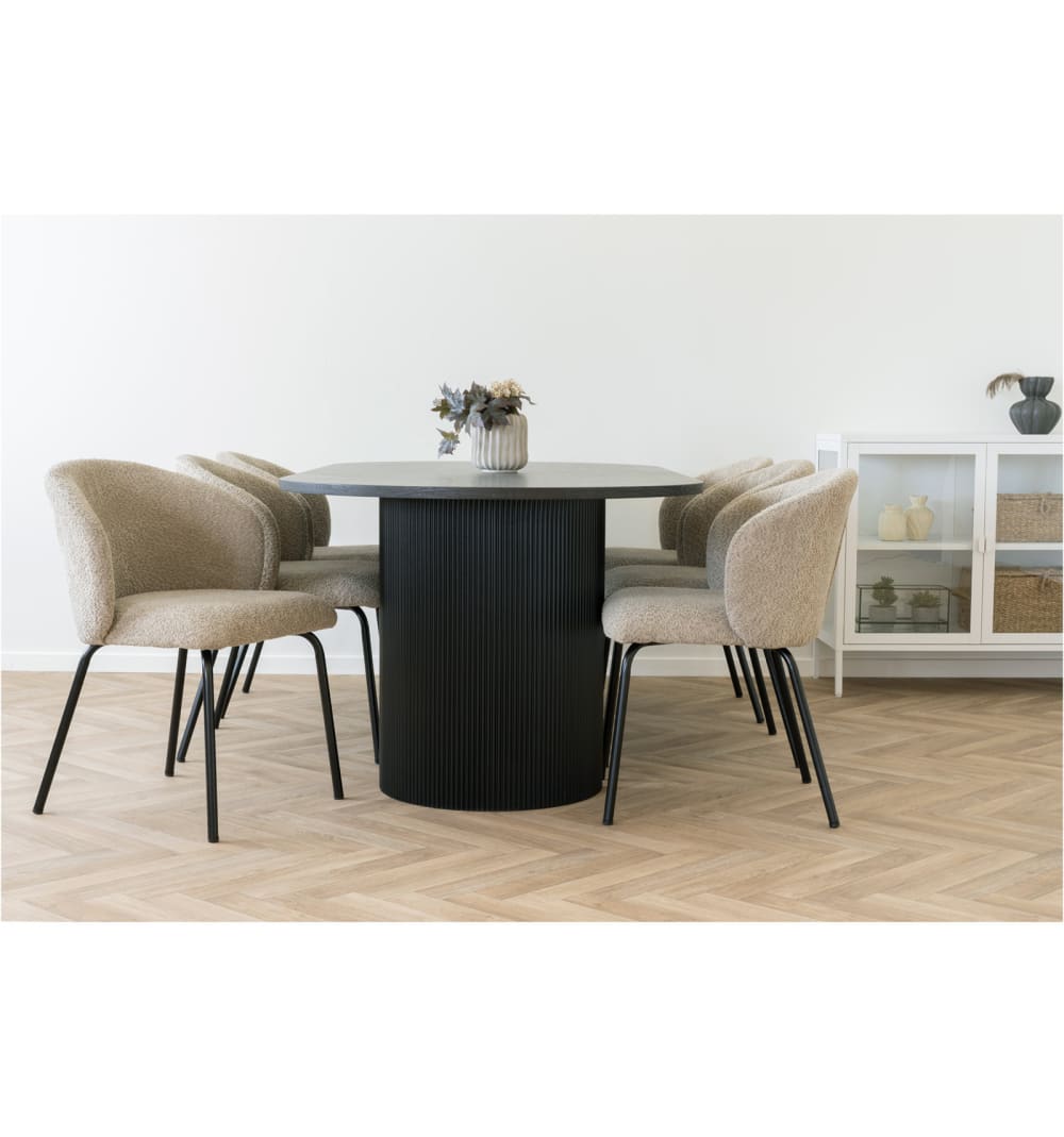 100x75x210cm Holz Braun Moloo Möbel Esszimmermöbel Esstische