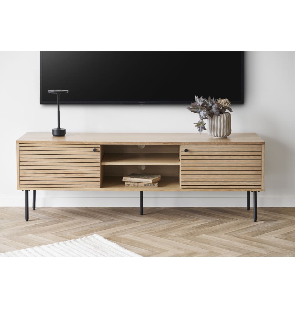 40x50x150cm Holz Beige Moloo Möbel Wohnzimmermöbel TV-Möbel