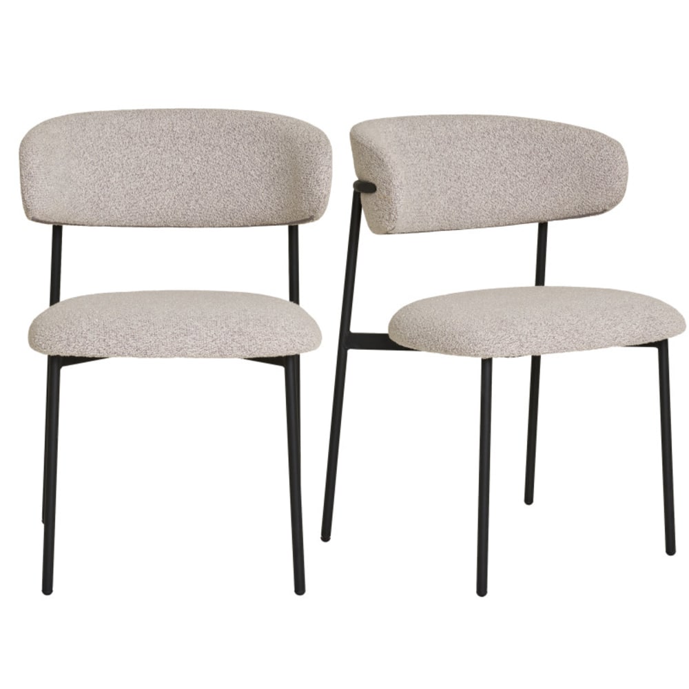 wohnli-moebel-suche-M25199741 Wohnli Möbelsuche - Stuhl mit sandfarbenem Stoffbezug (x2)