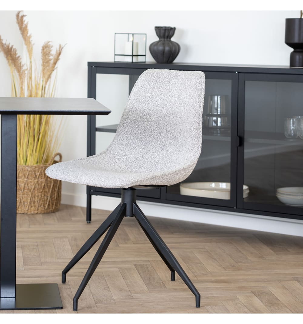 56x86x48cm Stoff Beige Moloo Möbel Esszimmermöbel Stühle