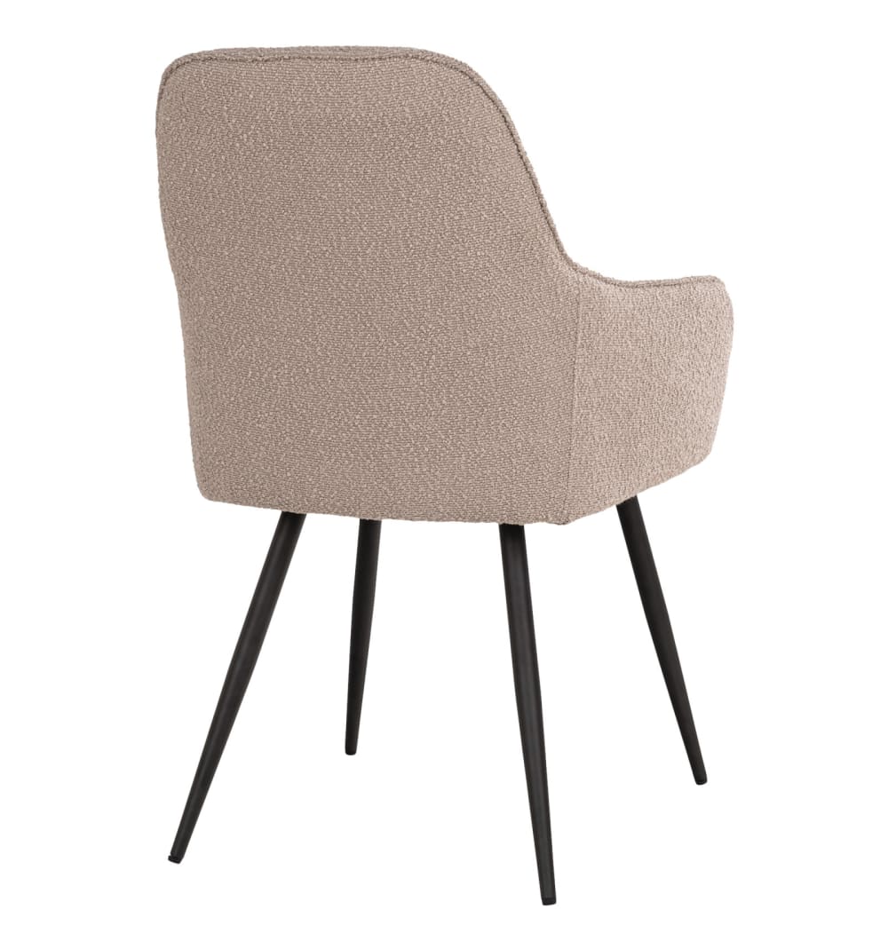 57x87x65cm Stoff Taupe Moloo Möbel Esszimmermöbel Stühle