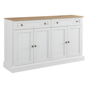 wohnli-moebel-suche-M25200159 Wohnli Möbelsuche - Sideboard aus Eiche mit 4 Türen und 2 Schubladen