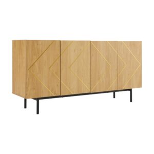 Wohnli Möbelsuche - Modernes und Elegantes Sideboard mit Goldeinlagen