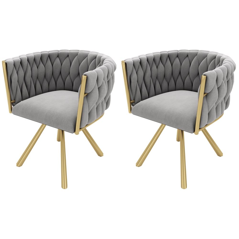 wohnli-moebel-suche-M25200165 Wohnli Möbelsuche - 2er-Set Esszimmerstühle aus Samt