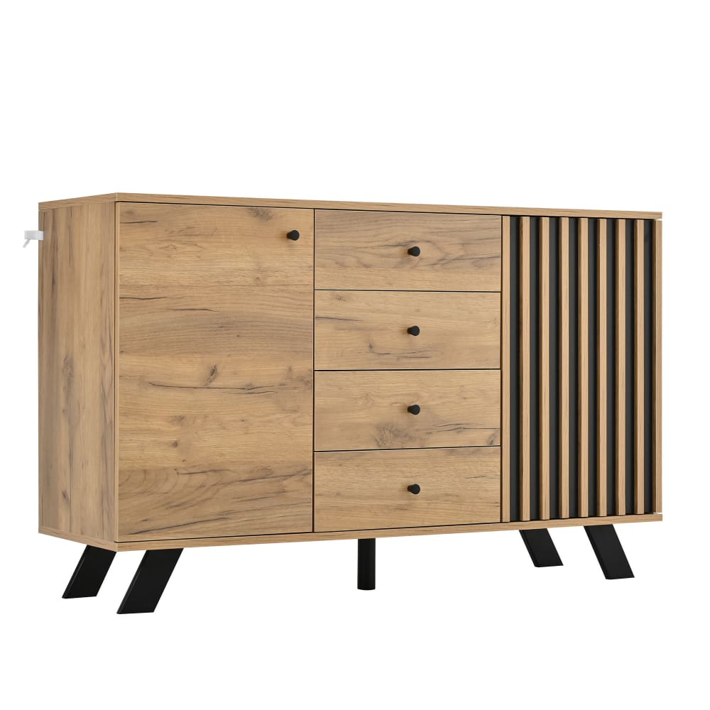 wohnli-moebel-suche-M25200166 Wohnli Möbelsuche - Holz-Sideboard mit 4 Schubladen und 2 Türen