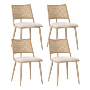 wohnli-moebel-suche-M25200240 Wohnli Möbelsuche - 4er-Set Esszimmerstühle aus Hellem Holz