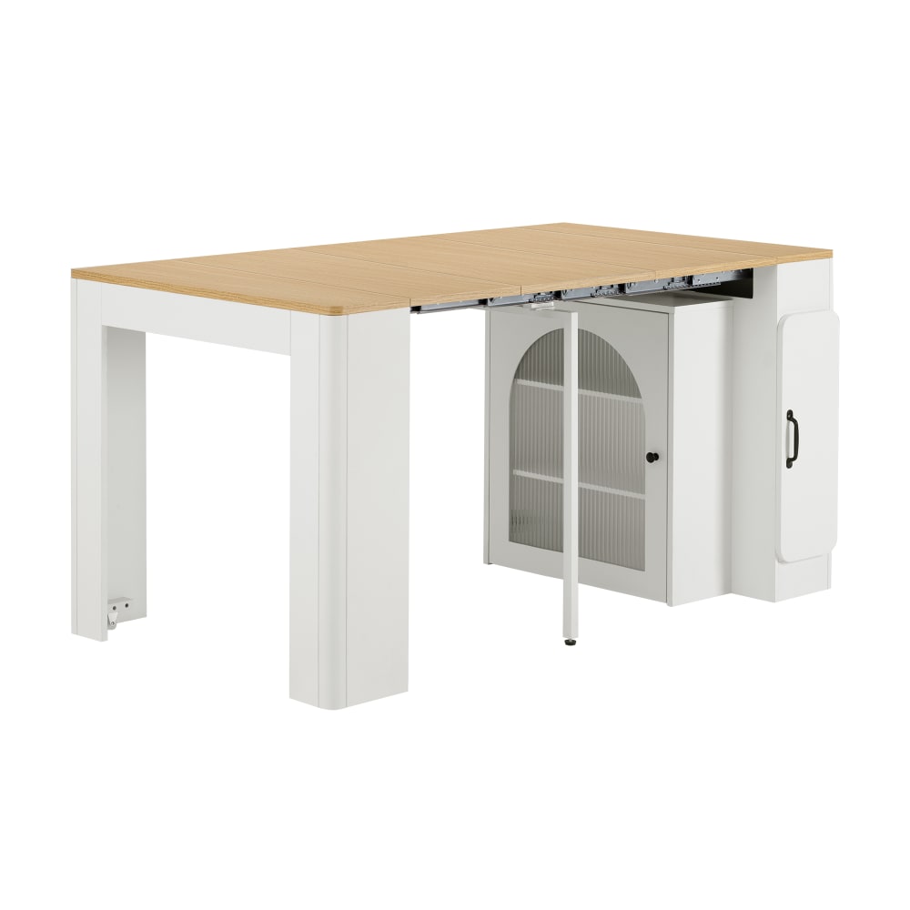 wohnli-moebel-suche-M25200244 Wohnli Möbelsuche - Ausziehbarer Esstisch aus Holz mit Stauraum