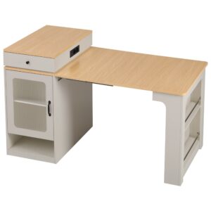 wohnli-moebel-suche-M25200262 Wohnli Möbelsuche - Ausziehbarer Holztisch mit Ablage und USB-Anschluss