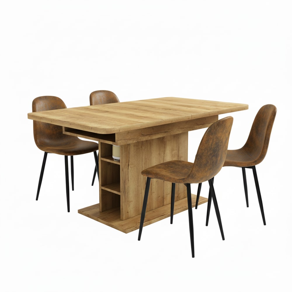 wohnli-moebel-suche-M25200291 Wohnli Möbelsuche - Ein Esstisch in Holzoptik mit Stauraum