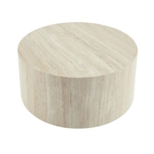 wohnli-moebel-suche-M25200619 Wohnli Möbelsuche - Runder Couchtisch Travertinlook Ø 80 cm