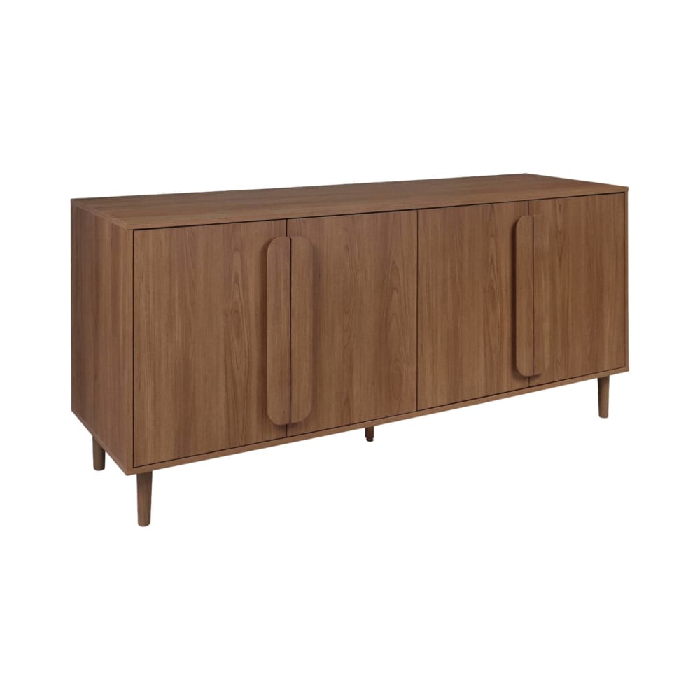wohnli-moebel-suche-M25200625 Wohnli Möbelsuche - Vintage-Sideboard mit Nussbaumlook mit 4 Türen 160 cm