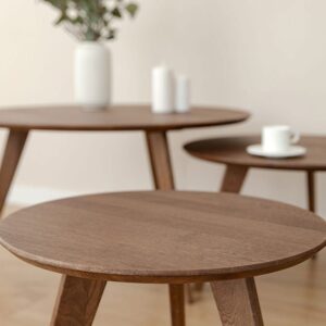 90x48x90cm Holz Braun Feldmann-Wohnen Möbel Wohnzimmermöbel Couchtische