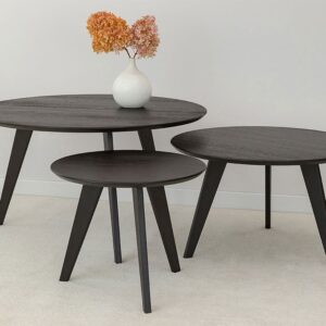 90x48x90cm Holz Schwarz Feldmann-Wohnen Möbel Wohnzimmermöbel Couchtische