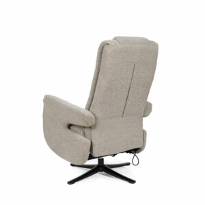 wohnli-moebel-suche-M25202674-1 Taupefarbener Polstersessel mit 2 Motoren 86x114x74cm PES - Polyester Taupe Koketto Home Sofas und Sessel Sessel, Poufs und Fußbänke Sessel
