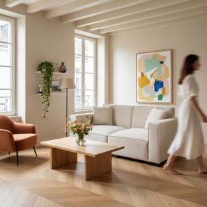 180x76x90cm Samt Weiß Oviala Sofas und Sessel Sofas 2-Sitzer-Sofas & 3-Sitzer-Sofas