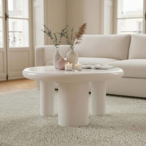 36cm Spanplatte Weiß Oviala Möbel Wohnzimmermöbel Couchtische