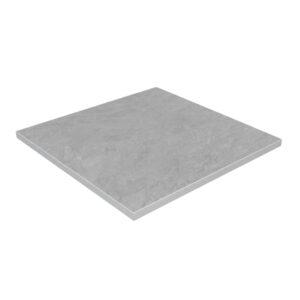 wohnli-moebel-suche-M25203160-1 Quadratische laminierte Tischplatte 70 x 70 cm gewachster Beton 70x2x70cm Metall Grau Oviala Möbel Esszimmermöbel Esstische