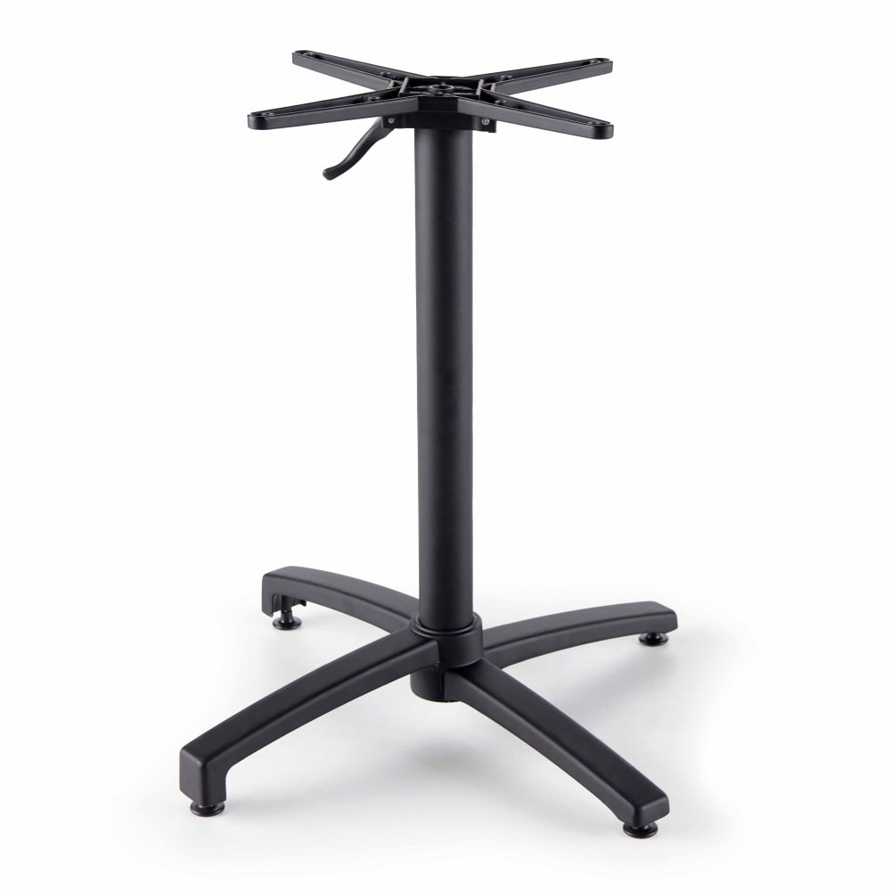 wohnli-moebel-suche-M25203161 Wohnli Möbelsuche - Kippfuß für HPL-Tablett aus schwarzem Aluminium Schwarz