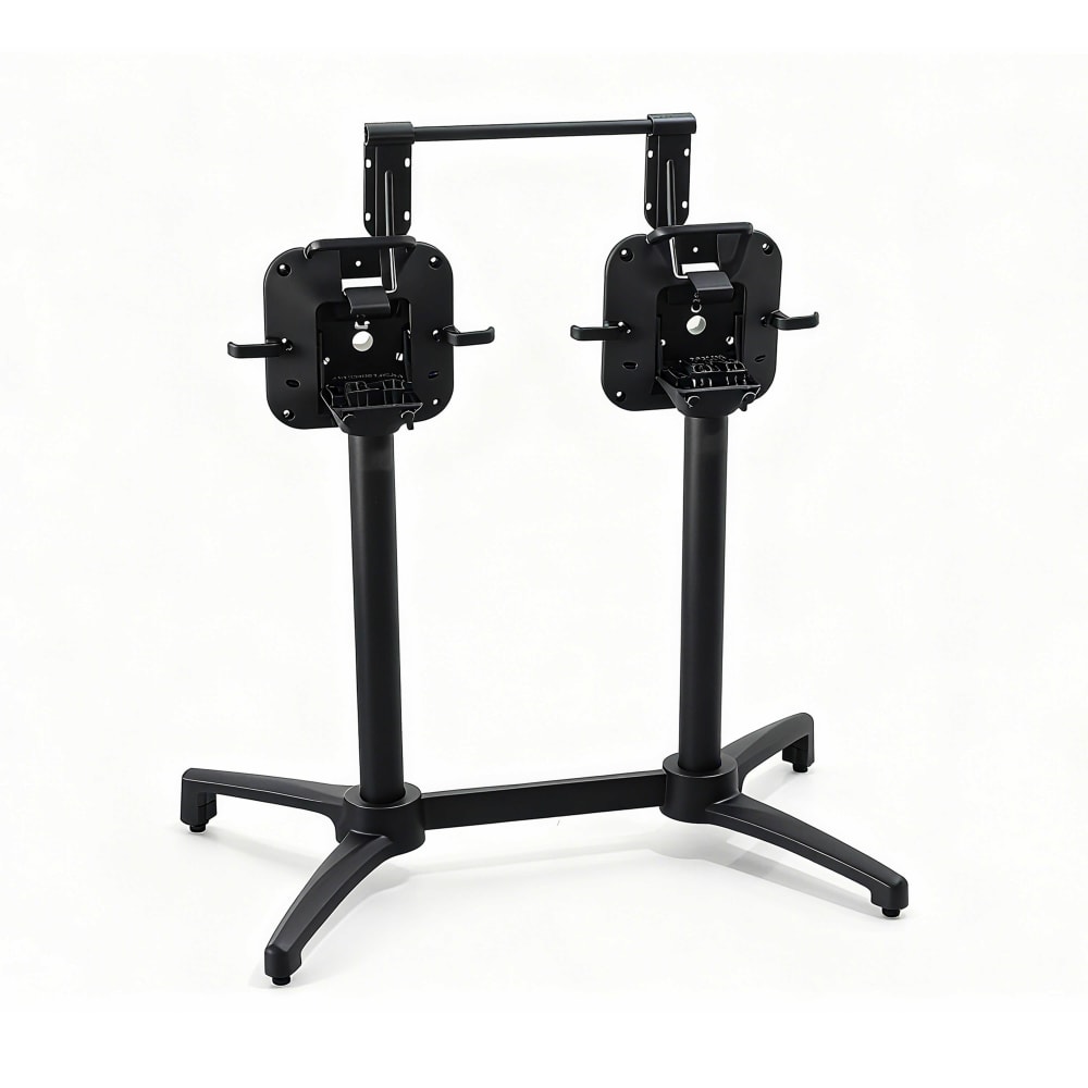 Wohnli Möbelsuche - Doppeltes Aluminium-Tischbein 72 cm schwarz