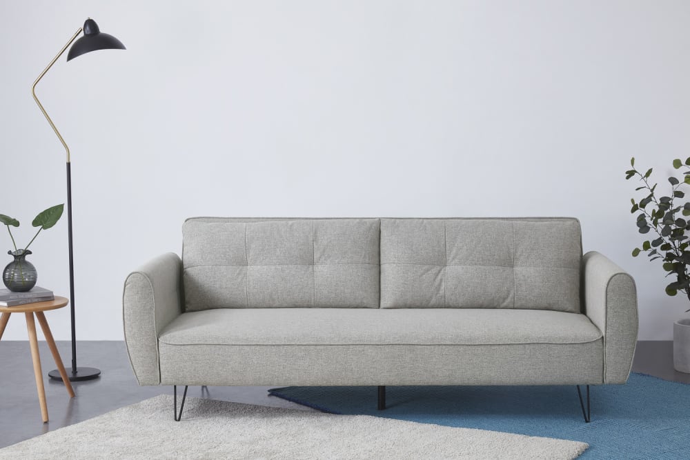 206x78x89cm Holz Grau Concept Usine Sofas und Sessel Sofas Schlafsofas