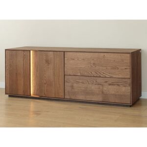 44x60x165cm Holz Braun Feldmann-Wohnen Möbel Schlafzimmermöbel Kommoden