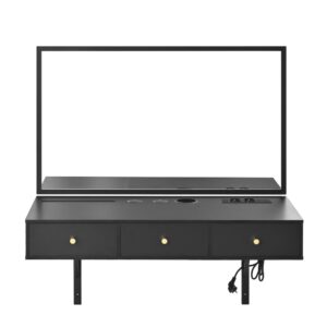wohnli-moebel-suche-M25203346 Wohnli Möbelsuche - Schminktisch aus Spanplatte mit 3 Schubladen 105x100x45 cm