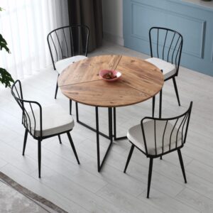 100x100x100cm Metall Braun Concept Usine Möbel Esszimmermöbel Esstische