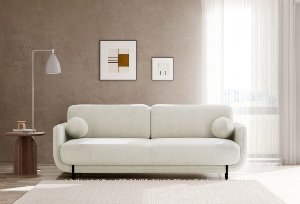 236x95x236cm Stoff Beige Selsey Sofas und Sessel Sofas Schlafsofas